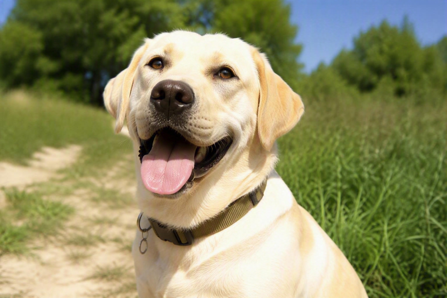 Perro en verano